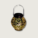 Solar Garden Lantern  Moroccan Pattern LED Light - Product showcase