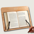 Wooden Book Stand  Adjustable Pine Reading Holder - Product showcase