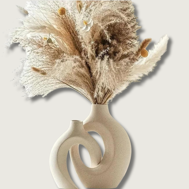 Modern Ceramic Vases  Dual Opening Design - Product showcase