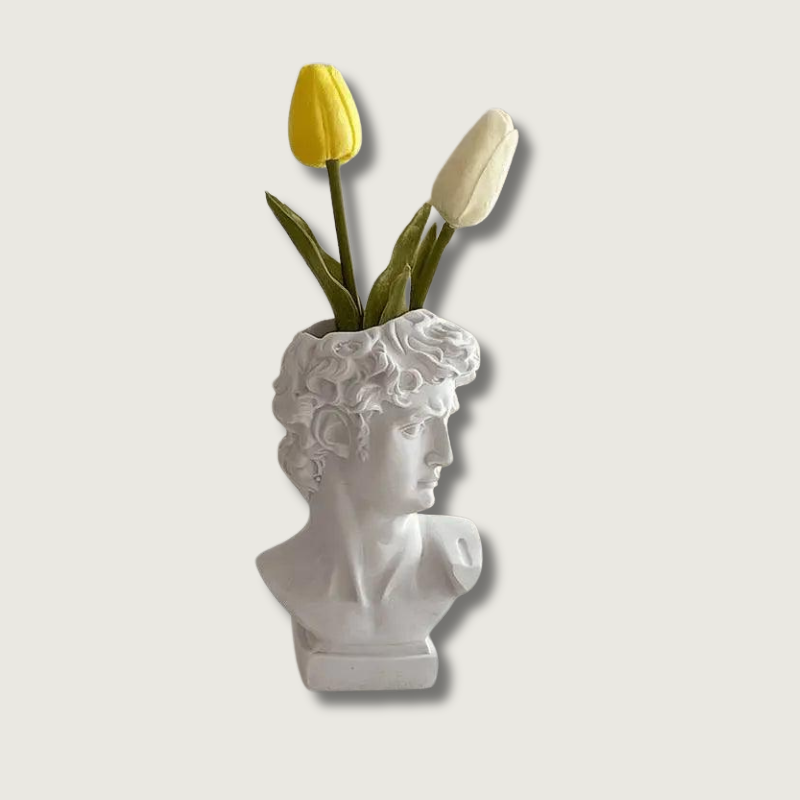 Classical Bust Vase  Greek Sculpture Design - Product showcase