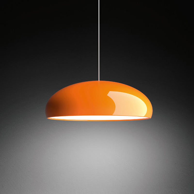 Modern Pendant Light  Round Metal Shade With LED - Product example