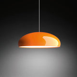 Modern Pendant Light  Round Metal Shade With LED - Product example