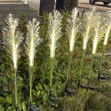 Solar Garden Lights  Fiber Optic Color Changing Stakes - Detailed view