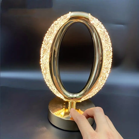Modern Crystal Table Lamp  Oval LED Design - Product detail 7