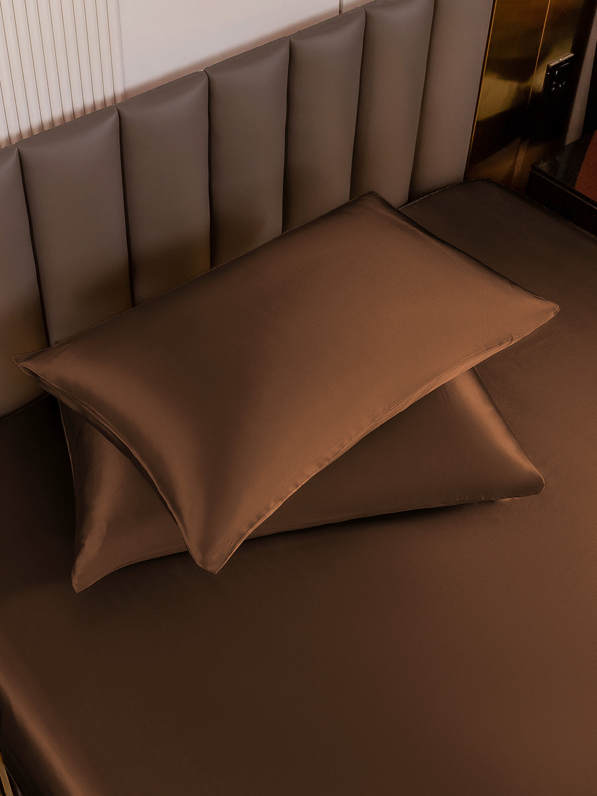 Mulberry Silk Pillowcase Set  Premium White Envelope Closure Design - Product detail 15
