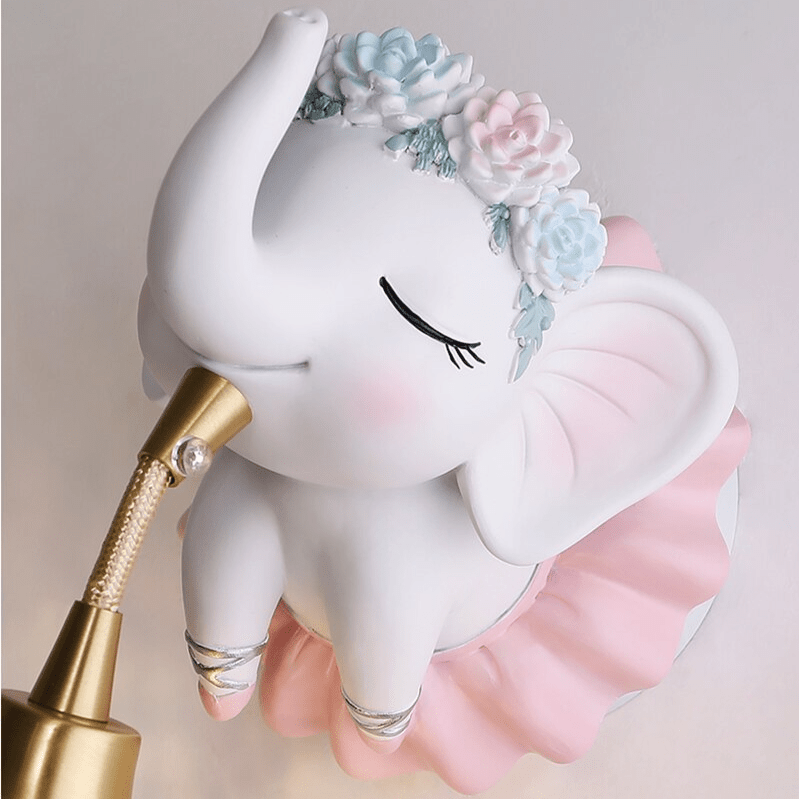Crystal Ball Wall Sconce  Elephant Ballet Design - Product detail 4