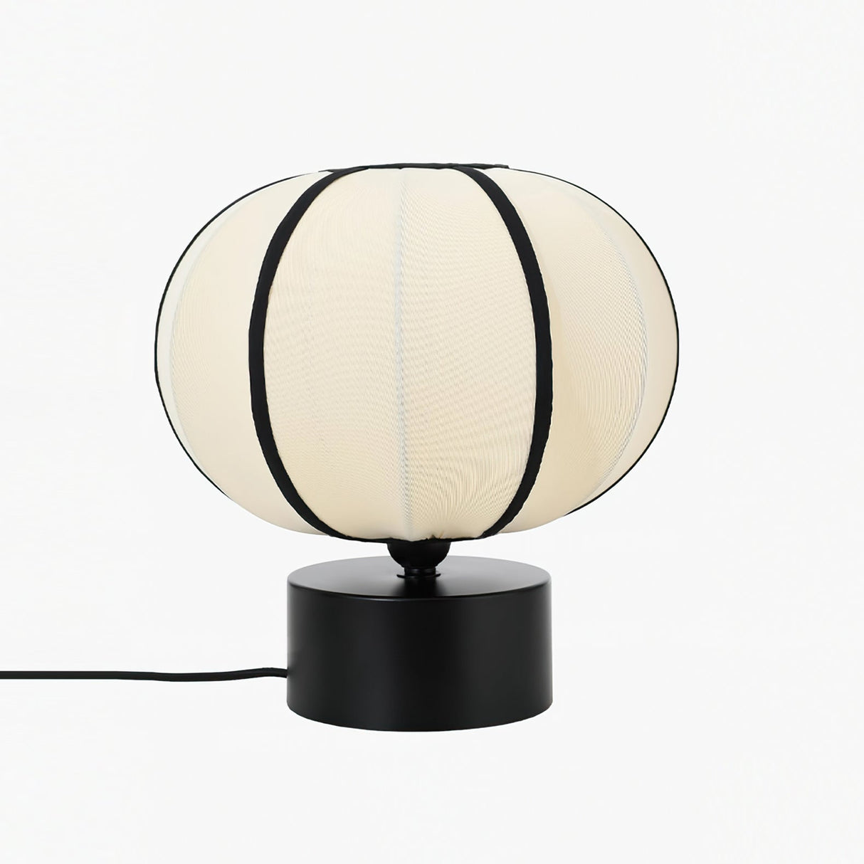 Modern Table Lamp  Spherical Fabric Shade Design - Product detail 13