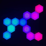 Modular Wall Light  Hexagonal LED Panel System - Detailed view