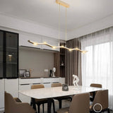 Modern LED Linear Pendant Light  Zigzag Aluminum Design - Product detail 6