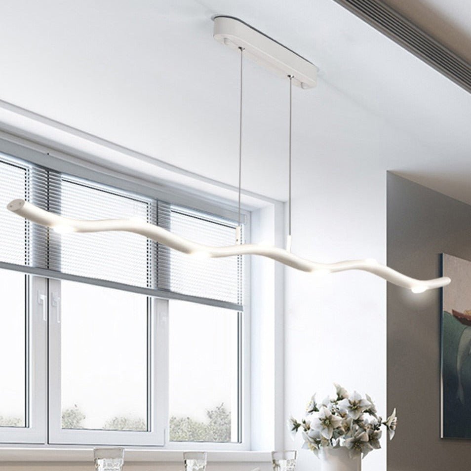 Modern LED Linear Pendant Light  Zigzag Aluminum Design - Product detail 8