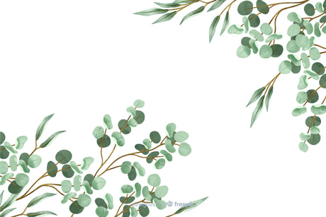 Eucalyptus wallpaper design file showing detailed leaf pattern and true color representation