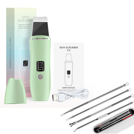 Ultrasonic Skin Scrubber  Professional Deep Cleansing Device - Product example