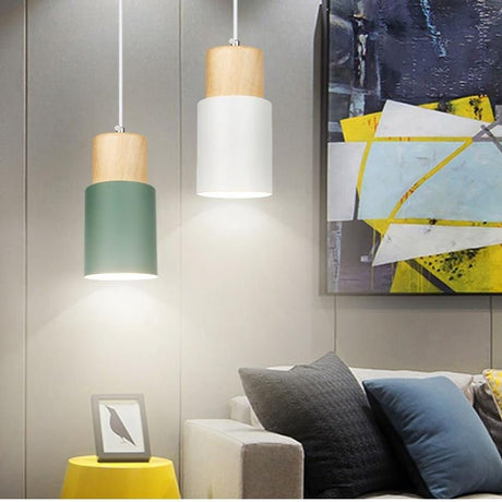 Modern Pendant Light  Wood and Metal Design - Product detail 5