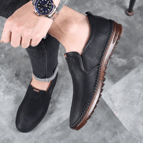 Orthopedic Casual Loafers  Premium Leather Comfort Design - Product showcase