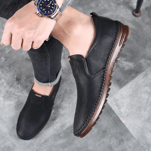 Orthopedic Casual Loafers  Premium Leather Comfort Design - Product showcase