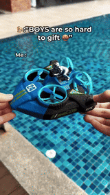 3-in-1 RC Drone Hovercraft  Water Land Air Vehicle - Detailed view