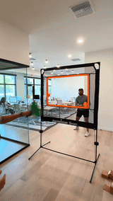 Portable Badminton Set  Complete Game Kit with Net Stand - Detailed view