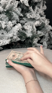 Festive Pop Out Box  Red Oriental Money Gift Holder - Detailed view
