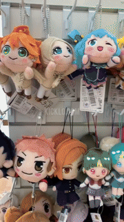 Kawaii Plush Bunny Keychain  Soft Pastel Collection - Detailed view
