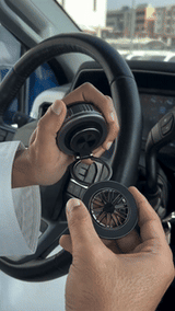 Magnetic Car Phone Mount  360 Rotatable Vacuum Suction Design - Detailed view