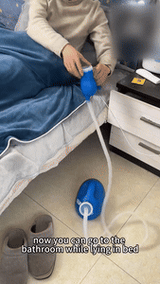 Portable Urinal Device  Graduated Medical Collection System - Detailed view