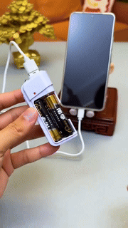 Portable Battery Power Bank  AA Emergency Charger - Detailed view