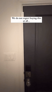 Smart Door Security Lock  Aluminum Alloy Childproof Latch - Detailed view