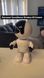 Smart Security Camera  4K Ultra HD Robot Design - Detailed view