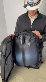 Smart Travel Backpack  Vacuum Compression Storage System - Detailed view
