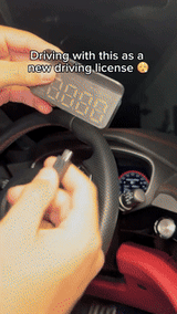 Smart GPS HUD Display  Digital Speedometer With Compass - Detailed view