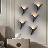 Modern Wall Sconce  Geometric Triangle Design - Detailed view