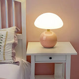 Modern Mushroom Table Lamp  Ceramic Base With Dome Shade - Product detail 5