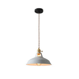 Industrial Pendant Light  Black Metal Dome Shade - Product detail 30