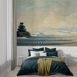 Geometric Mural Wallpaper | Colorful Triangle Pattern