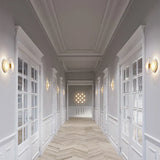 Modern Wall Sconce  Circular Glass LED Design - Detailed view