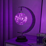 Moon Table Lamp  Glass Globe LED String Light - Product detail 24