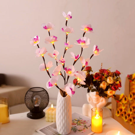 LED Cherry Blossom Branch Light  Warm White Floral Illumination - Product detail 8