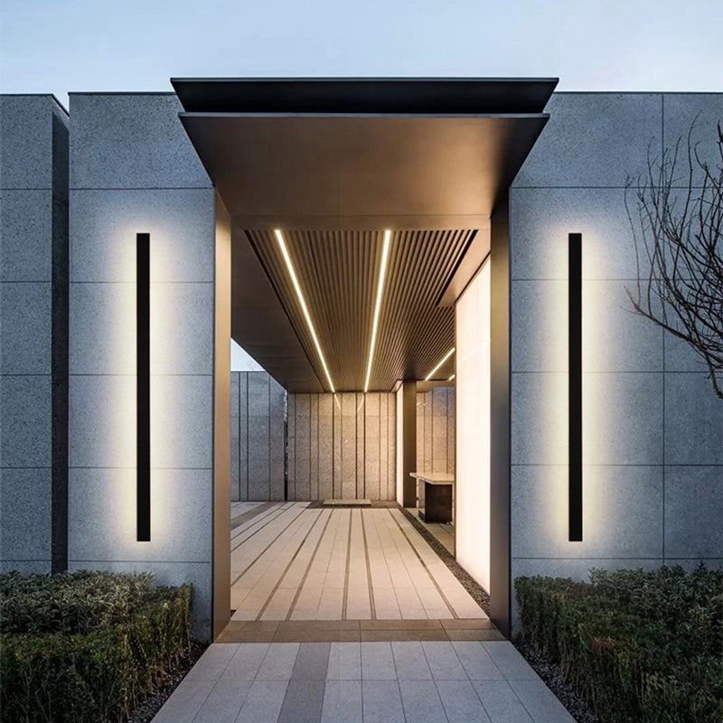 Modern LED Wall Light  Black Metal 80cm Linear Design - Product detail 19