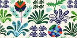 Tropical Mural Wallpaper | Modern Abstract Botanical Pattern