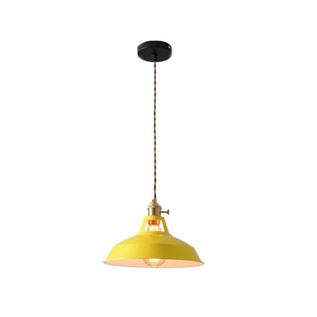 Industrial Pendant Light  Black Metal Dome Shade - Product detail 29