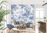 Vintage Mural Wallpaper | Blue and White Toile de Jouy Landscape