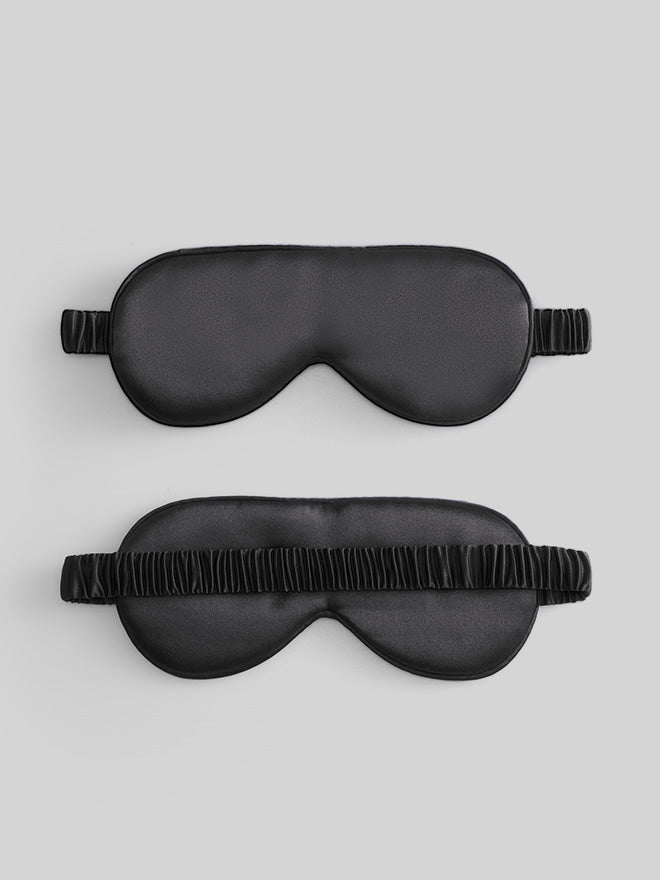 Luxury Sleep Eye Mask  Pure Mulberry Silk With Ruffle Trim - Product detail 5