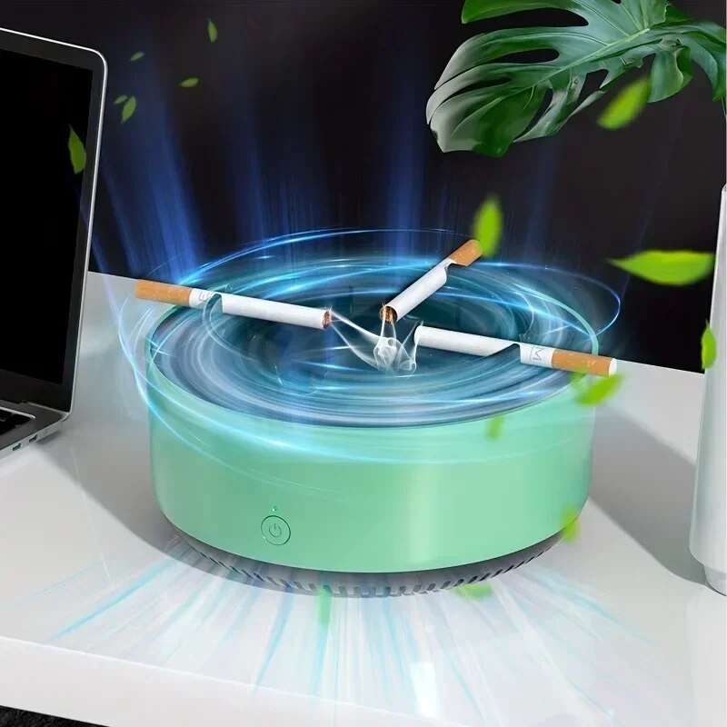 Smart Air Purifier Ashtray  Multi-Layer Smoke Filtration System - Product detail 4