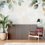 Botanical Mural Wallpaper | Watercolor Leaves and Branches