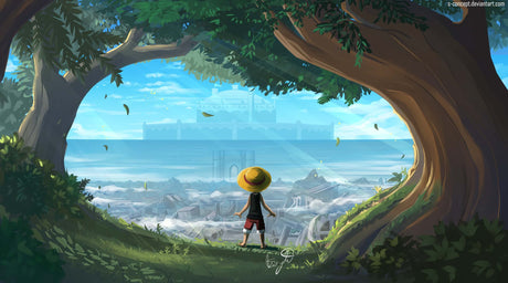 Fantasy Castle design file showing detailed tree frame and misty castle view pattern
