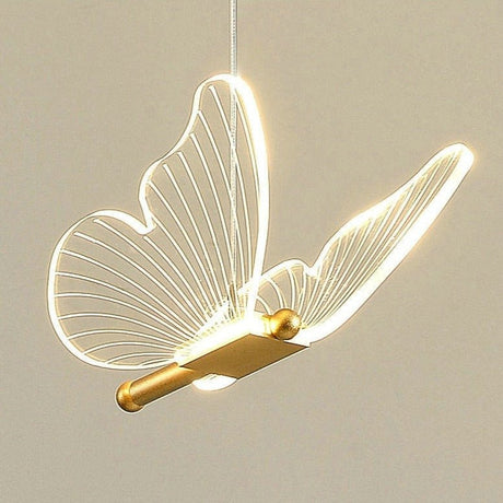 Modern Butterfly Pendant Light  Acrylic Wing Design - Product detail 12