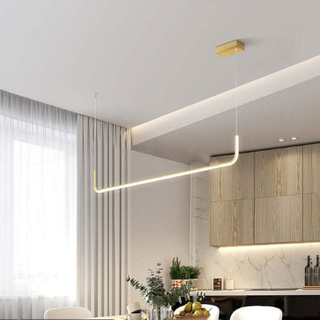 Modern LED Pendant Light  Geometric Linear Design - Product detail 6