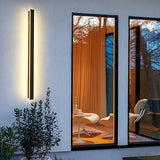 Modern LED Wall Light  Black Metal 80cm Linear Design - Product detail 9