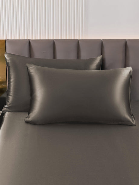 Mulberry Silk Pillowcase Set  30 Momme Premium Hidden Zipper Design - Product detail 6