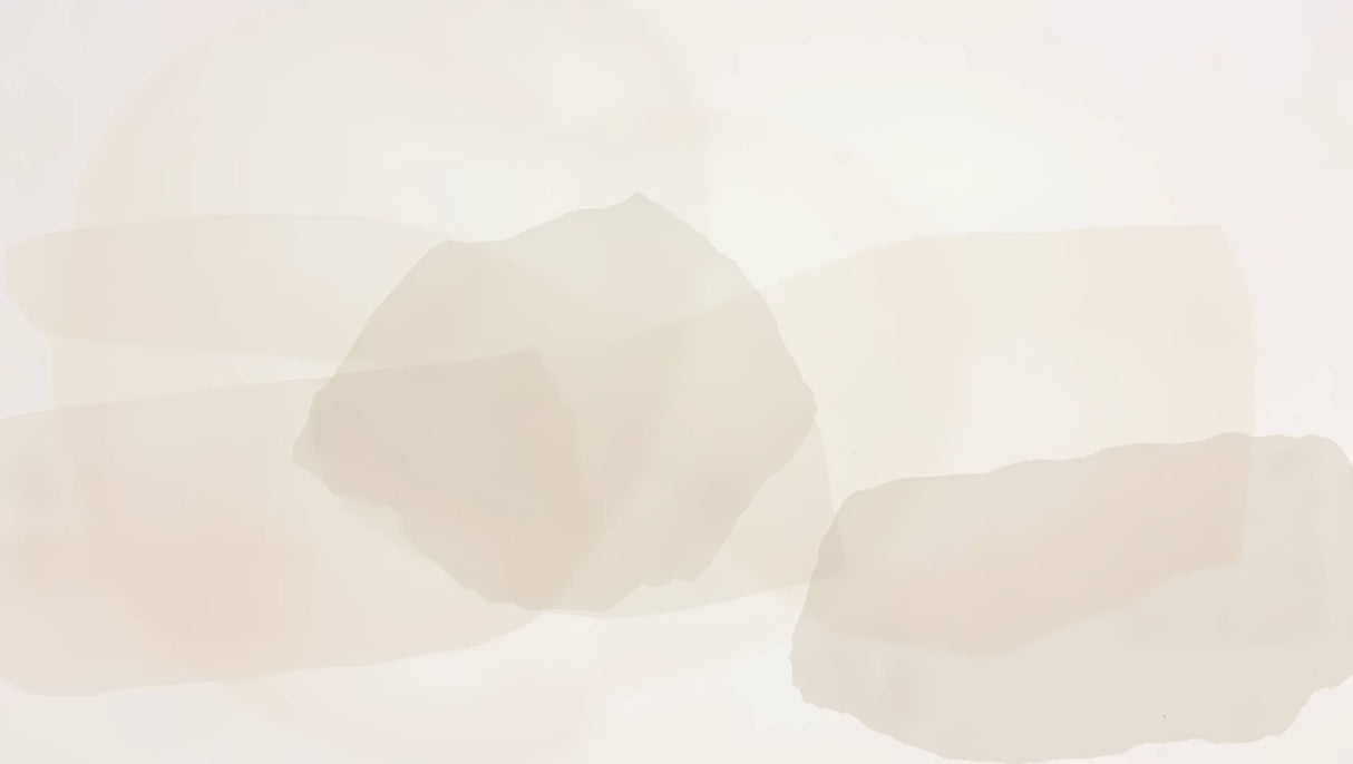 Mountain Mural Wallpaper | Minimalist Beige Abstract Design